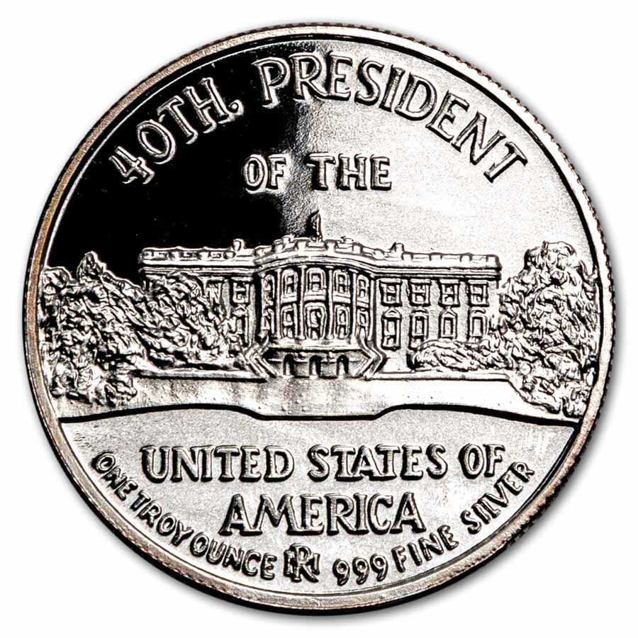 1 oz Silver Round - Rarities Mint (Ronald Reagan 4-Coin PF Set)