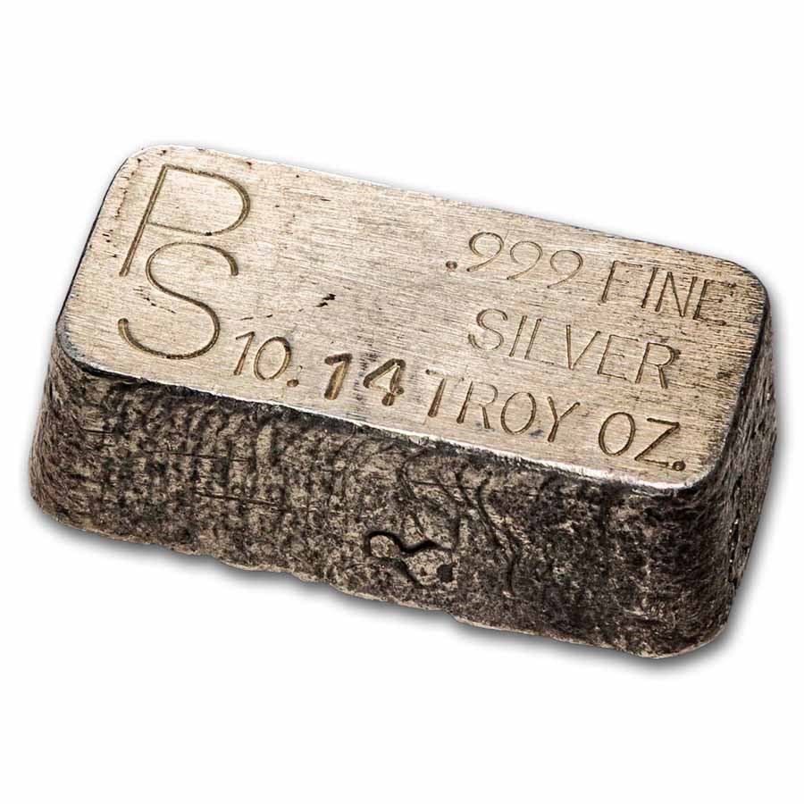 10.14 oz Silver Bar - Placer Sierra (PS)