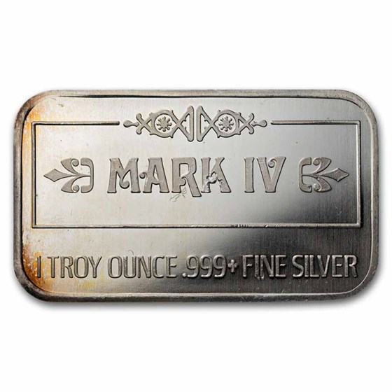 1 oz Silver Bar - New Frontiers (U.S. Silver Corporation/Mark IV)