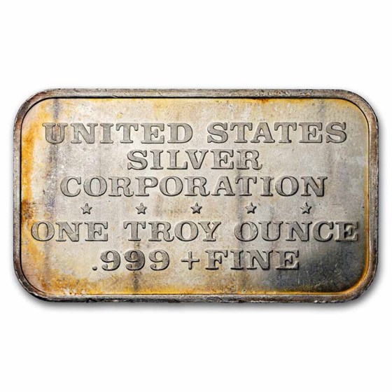 1 oz Silver Bar - The Marmon (U.S. Silver Corporation)