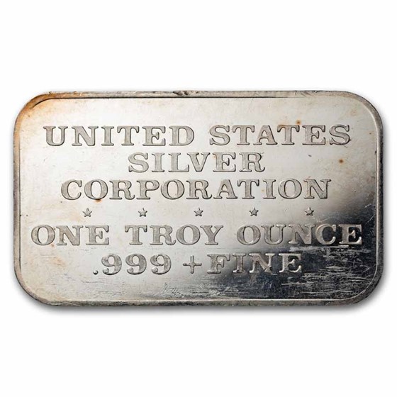 1 oz Silver Bar - Lincoln's Birthday (U.S. Silver Corporation)