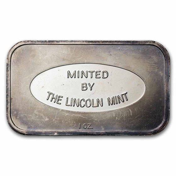 1 oz Silver Bar - Lincoln Mint (Random Motif)