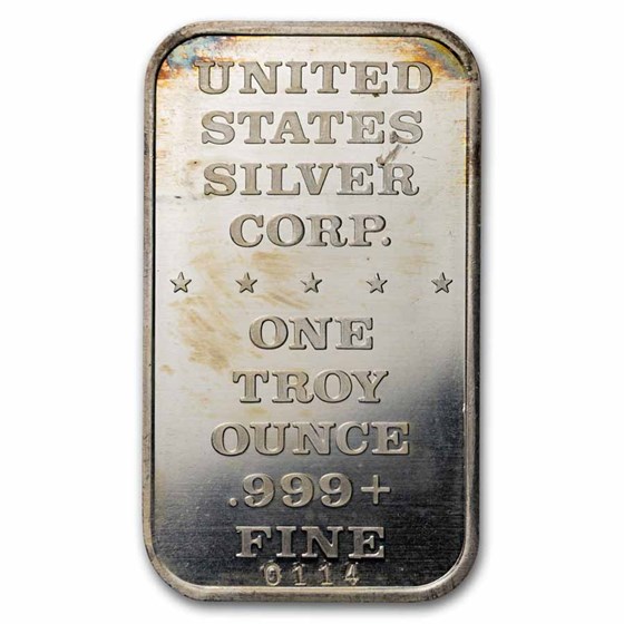 1 oz Silver Bar - Pieta Michelangelo (U.S. Silver Corporation)
