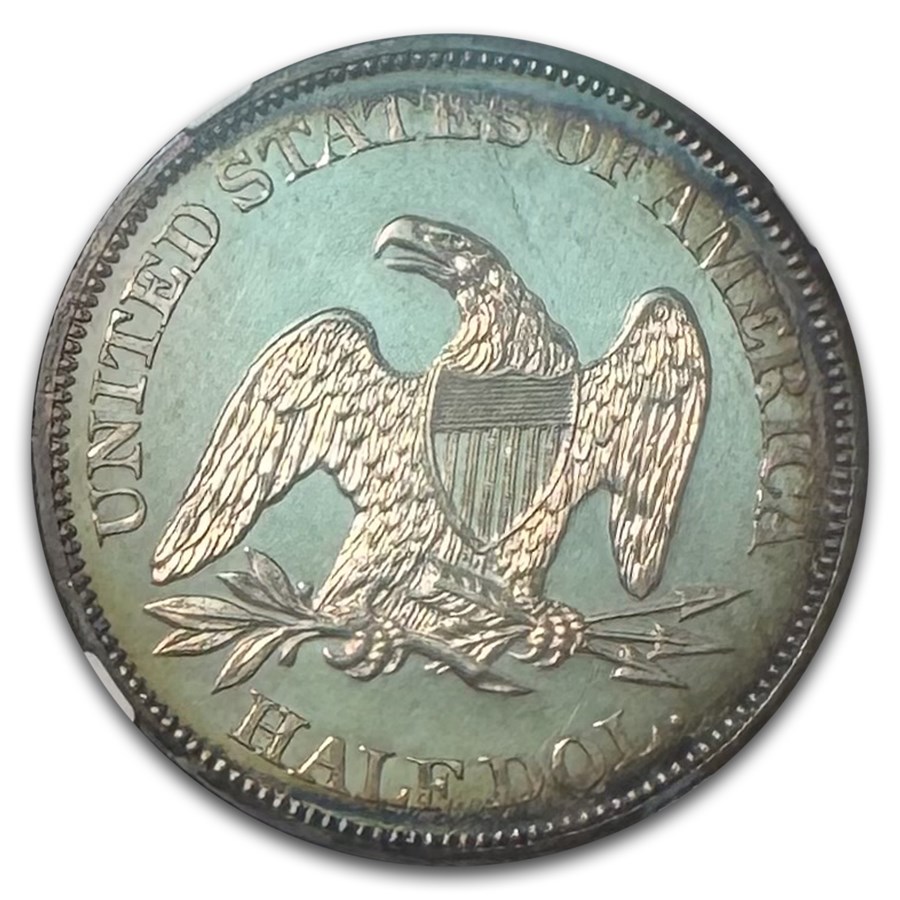 1864 Liberty Seated Half Dollar PF-64 Cameo NGC