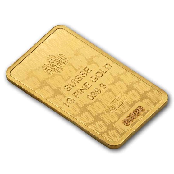1 gram Gold Bar - PAMP Suisse (Maradona)