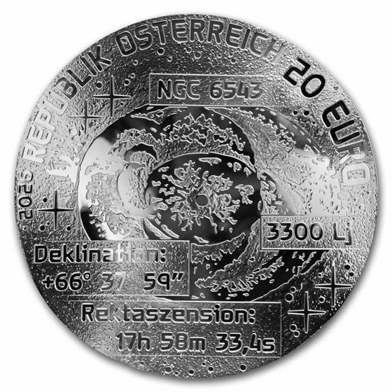 2026 Austria Silver €20 Beauty of the Universe: Cat's Eye Nebula