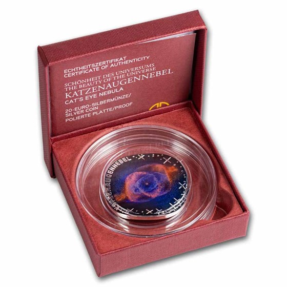 2026 Austria Silver €20 Beauty of the Universe: Cat's Eye Nebula