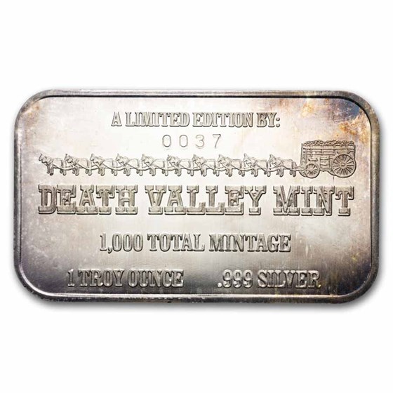 1 oz Silver Bar - Death Valley Mint (Random Motif)
