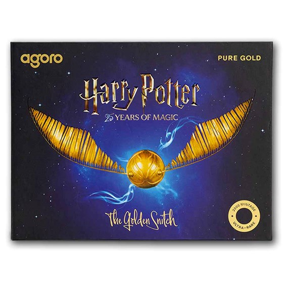 2026 Niue 1/10 g Gold $1 Harry Potter 25 Years: The Golden Snitch