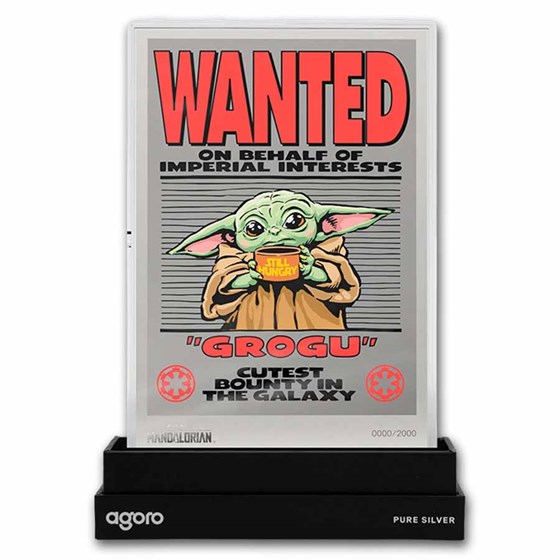 2026 Niue 5 g Silver $1 Star Wars Mandalorian - Wanted: Grogu