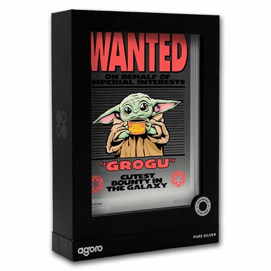 2026 Niue 5 g Silver $1 Star Wars Mandalorian - Wanted: Grogu