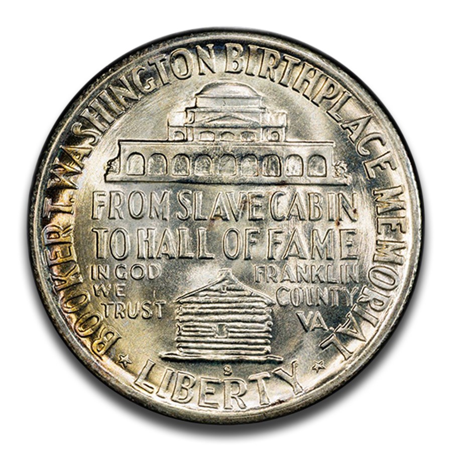 1949-S Booker T. Washington Commem Half Dollar MS-67+ PCGS CAC
