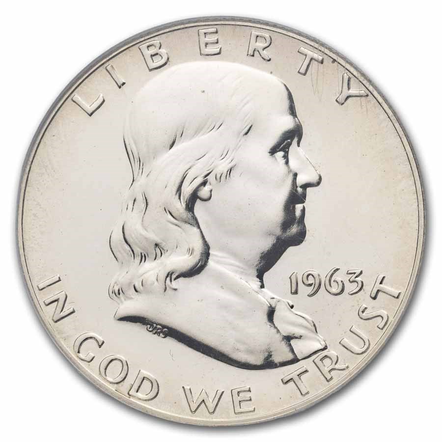 "End of an Era" 1963 Franklin and 1964 Kennedy Halves PF-67 NGC