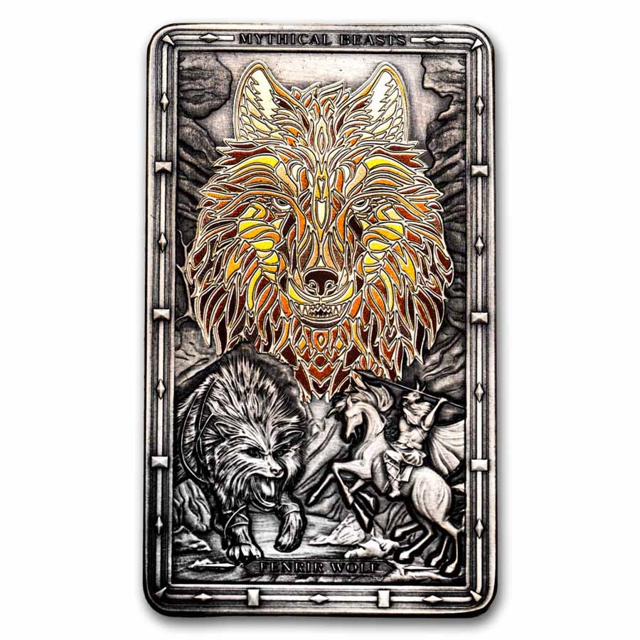 2026 Samoa 2 oz Silver Mythical Beast: Fenrir Wolf (w/Box & COA)