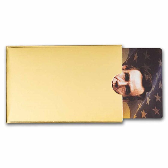 1/1000 oz Gold Bar - Abraham Lincoln (In Assay)