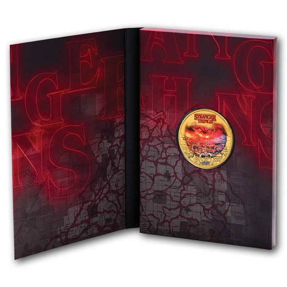 2026 Tuvalu Stranger Things Colorized Collector Coin (In Card)