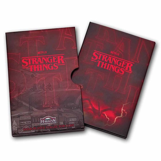 2026 Tuvalu Stranger Things Colorized Collector Coin (In Card)