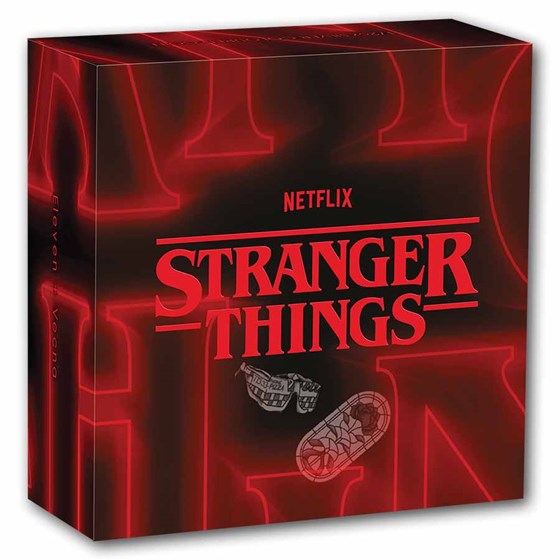 2026 AUS 1/2 Silver Colorized Stranger Things Eleven &amp; Vecna
