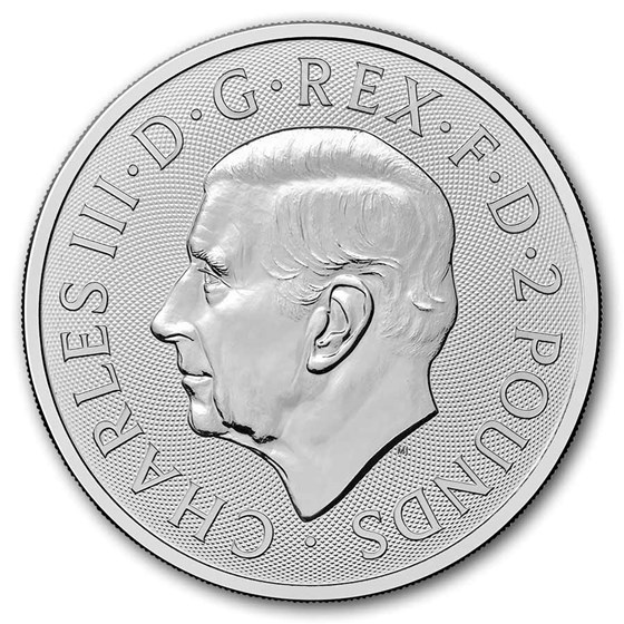 2026 Great Britain 1 oz Silver St. George and the Dragon BU