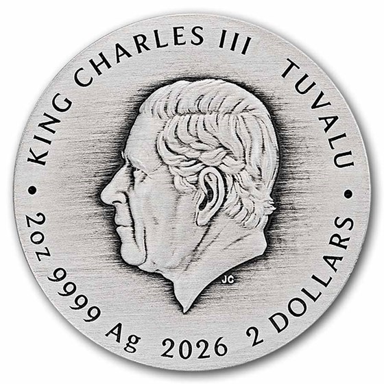 2026 AUS 2 oz Silver Color Dune Scourge of the Desert Sea Antique