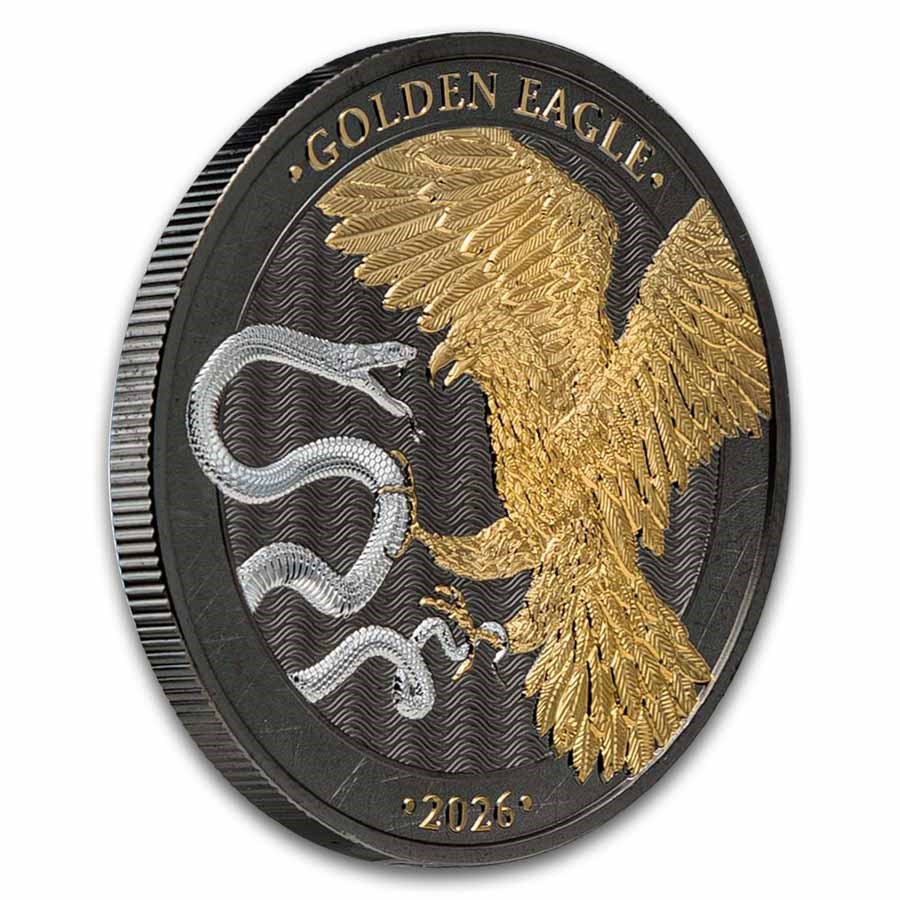 2026 Malta 1 oz Silver 5 Euro Golden Eagle Limited Edition
