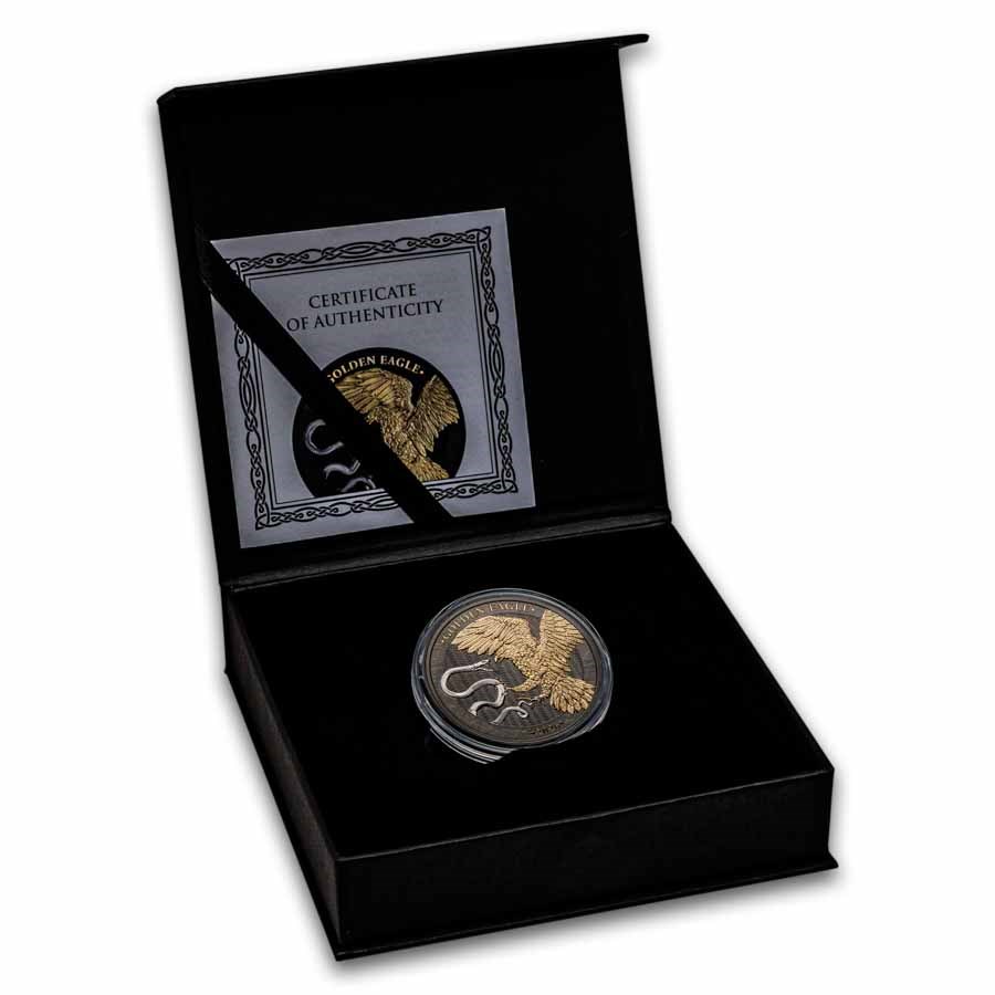 2026 Malta 1 oz Silver 5 Euro Golden Eagle Limited Edition