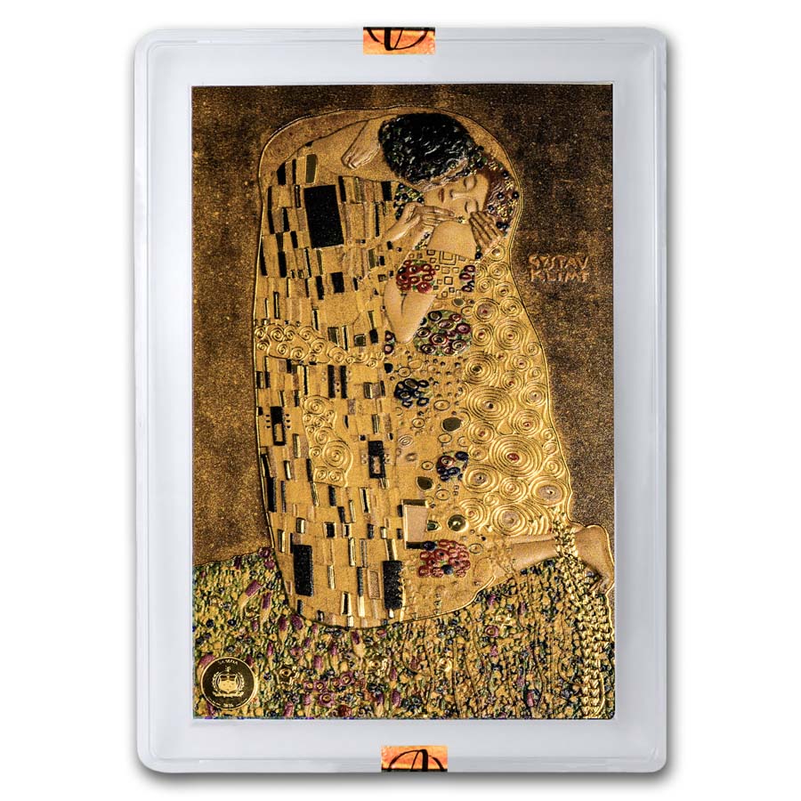 2026 Samoa 1 oz Gold Gustav Klimt's The Kiss (w/ Box & COA)