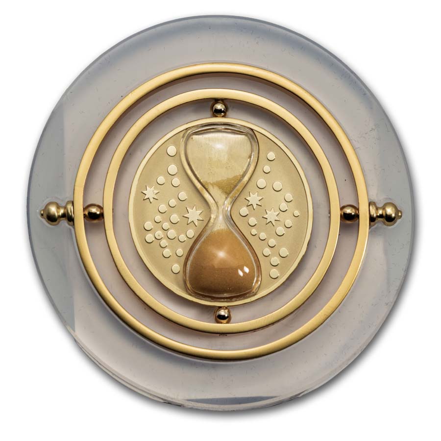 Samoa 2 oz Silver Harry Potter Time Turner (w/ Box & COA)
