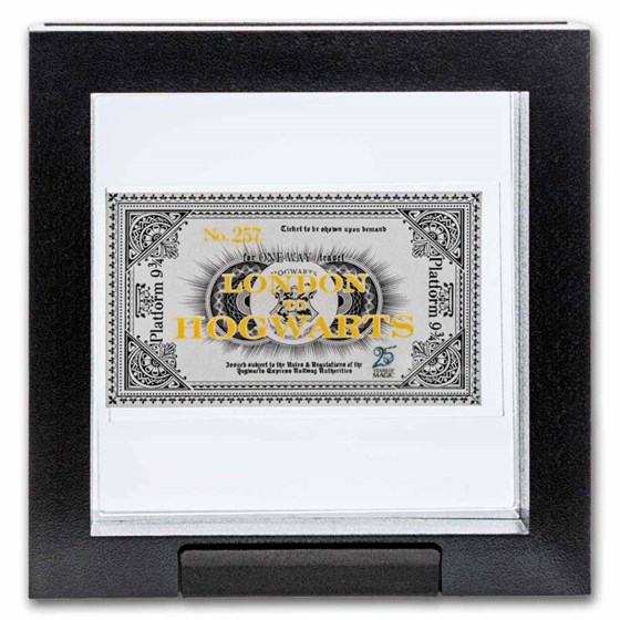 Samoa 3 gram Silver Harry Potter Hogwarts Express Ticket