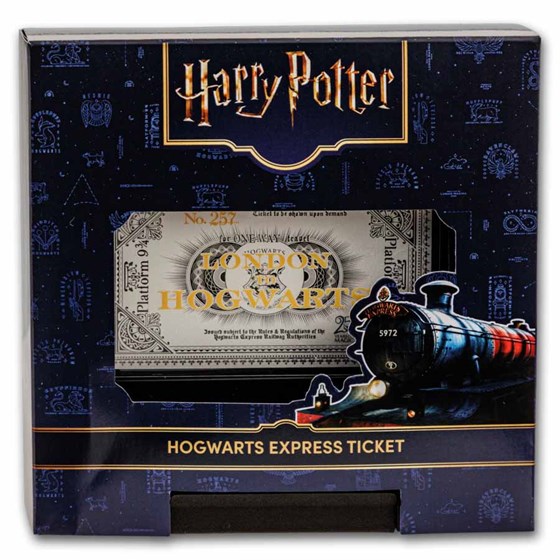 Samoa 3 gram Silver Harry Potter Hogwarts Express Ticket
