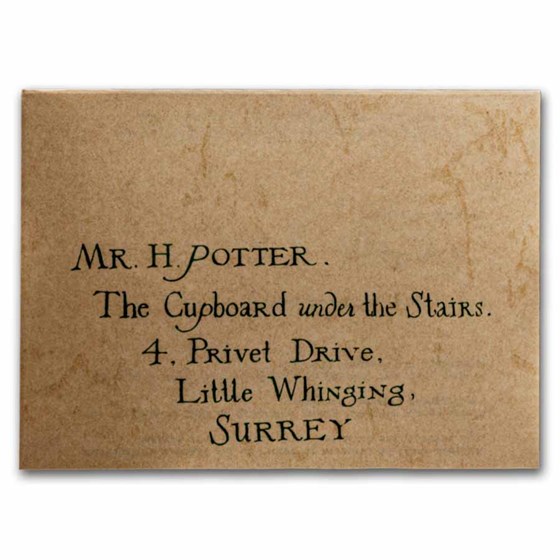 Samoa 3 gram Silver Harry Potter Hogwarts Express Ticket