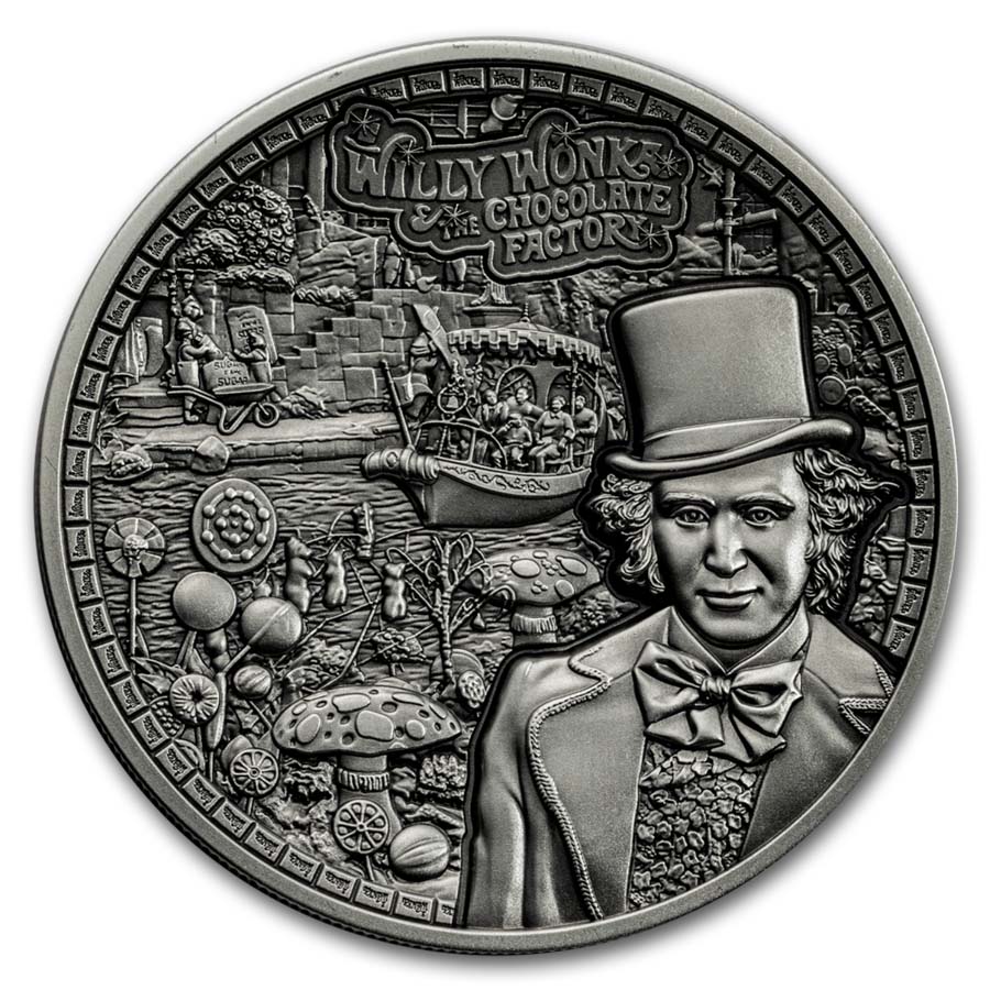 2026 Solomon 100 gram Silver Willy Wonka & The Chocolate Factory