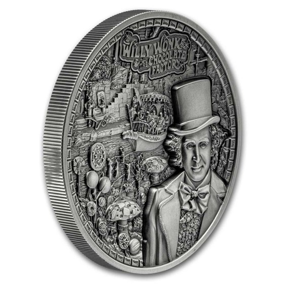 2026 Solomon 100 gram Silver Willy Wonka &amp; The Chocolate Factory