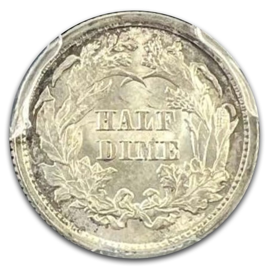 1861 Liberty Seated Half Dime MS-65 PCGS