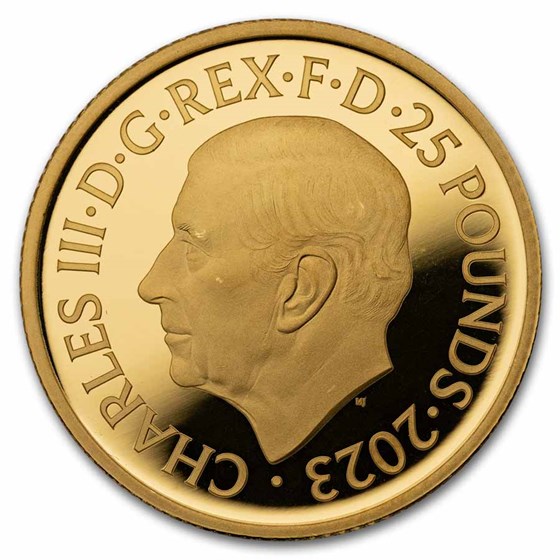 2023 Great Britain 1/4 oz Gold Myths &amp; Legends: Merlin Proof