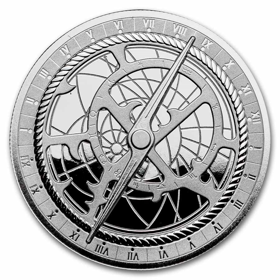2026 Ascension Island 1 oz Silver Astrolabe Proof (w/ Box & COA)