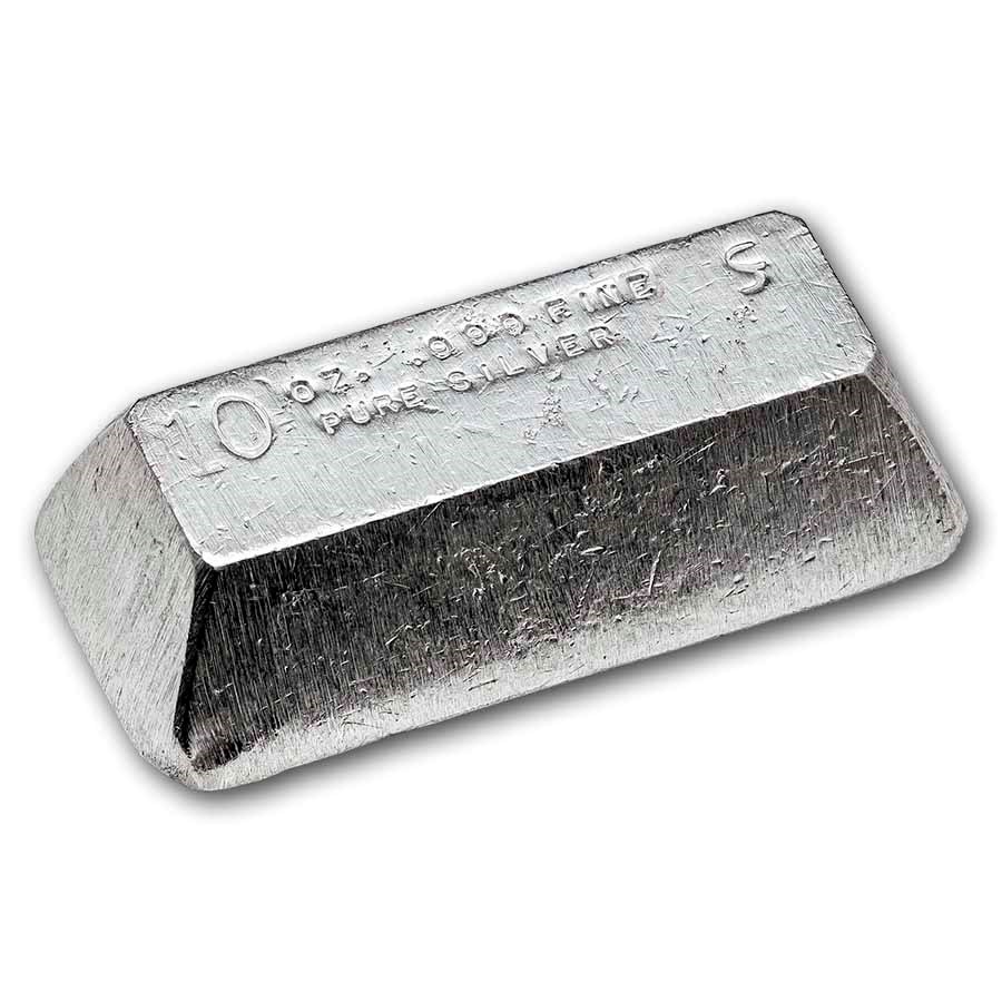 10 oz Silver Bar - Vintage Circle City (C&S)