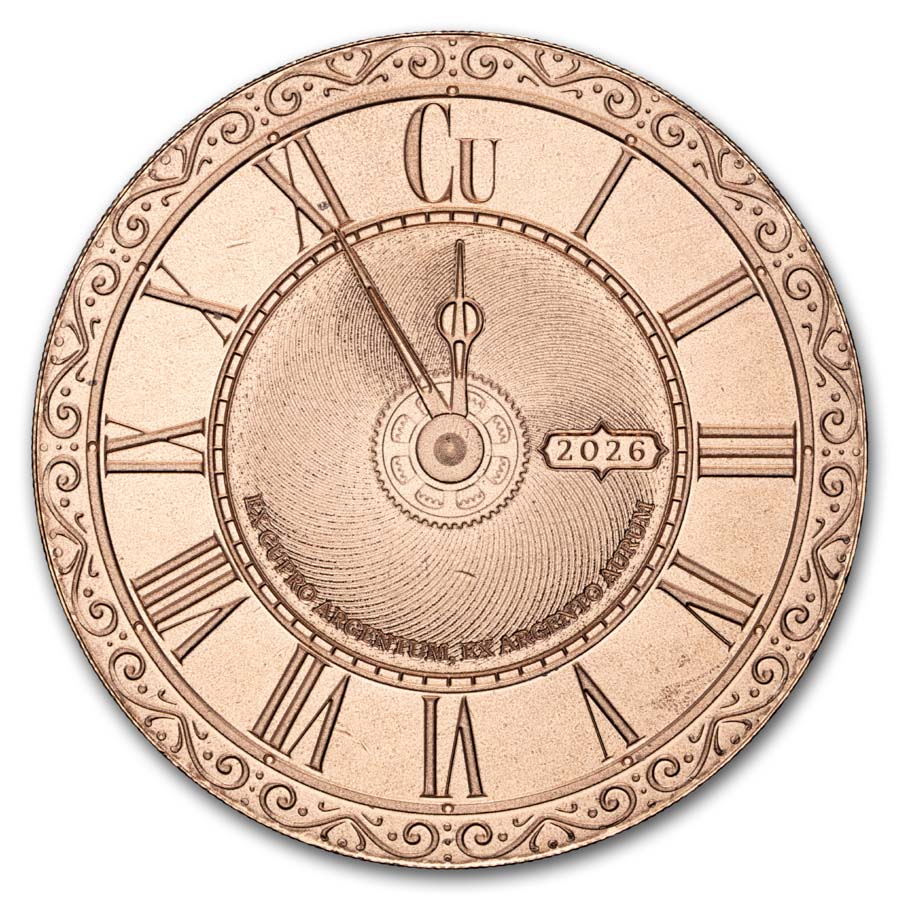 1 oz Copper Round - 2026 Chronos 1 oz Copper Round - 2026 Chronos