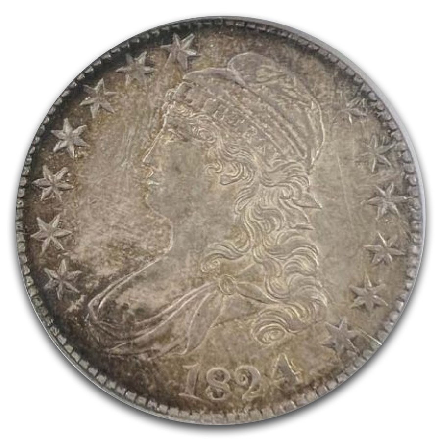 1824/4 Capped Bust Half Dollar MS-62 NGC