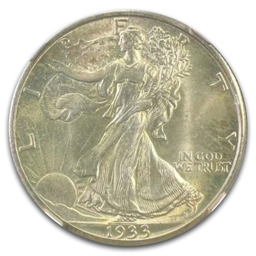 1933-S Walking Liberty Half Dollar MS-66 NGC