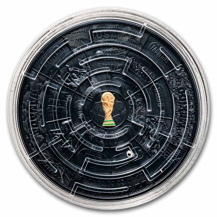 2026 Samoa 2 oz Silver FIFA World Cup™ Maze (w/ Box & COA)