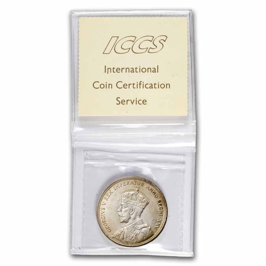 1935 Canada Silver Dollar George V MS-64 ICCS