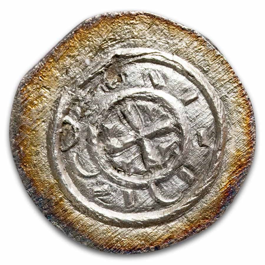 Kingdom of Hungary Silver Denar Bela II (1131-41 AD) MS-61 NGC