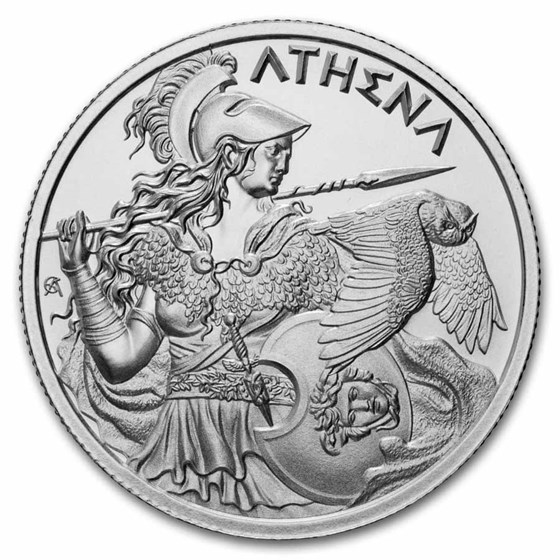 1 oz Silver Round - Athena (Greek Mythology Series)