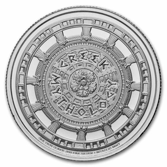 1 oz Silver Round - Poseidon (Greek Mythology Series)