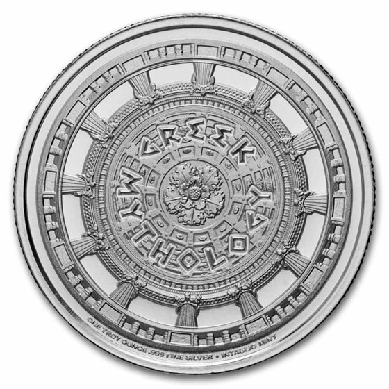 1 oz Silver Round - Scylla (Greek Mythology Series)