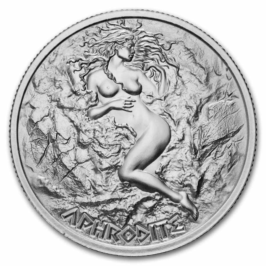 1 oz Silver Round - Aphrodite (Greek Mythology Series)