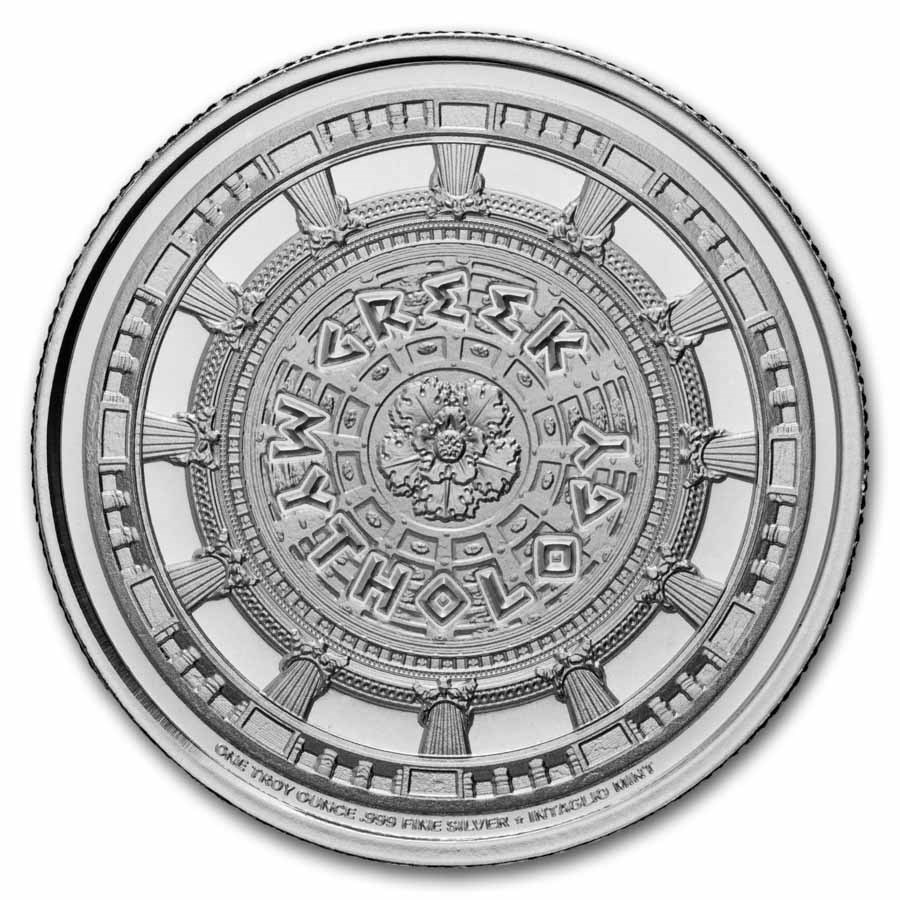 1 oz Silver Round - Ares (Greek Mythology Series)