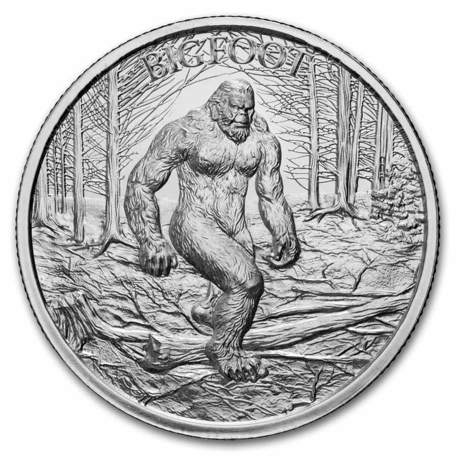 1 oz Silver Round - Bigfoot