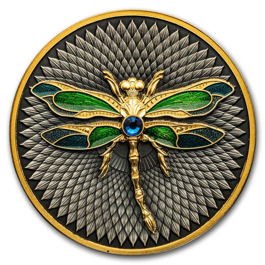 2026 Niue 2 oz Silver Dragonfly (w/ Box & COA)